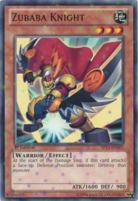 Zubaba Knight [SP13-EN001] Starfoil Rare | Good Games Morley
