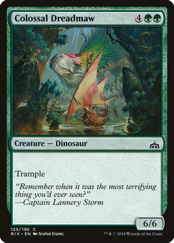 Colossal Dreadmaw [Rivals of Ixalan] | Good Games Morley