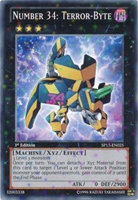 Number 34: Terror-Byte [SP13-EN025] Starfoil Rare | Good Games Morley