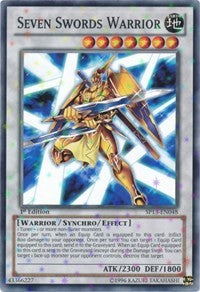Seven Swords Warrior [SP13-EN048] Starfoil Rare | Good Games Morley