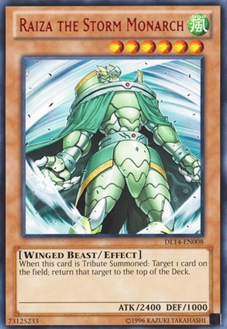 Raiza the Storm Monarch (Red) [DL14-EN008] Rare | Good Games Morley