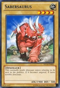 Sabersaurus (Blue) [DL16-EN001] Rare | Good Games Morley