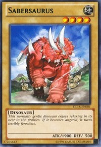 Sabersaurus (Green) [DL16-EN001] Rare | Good Games Morley