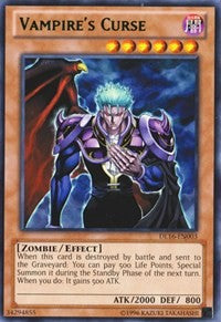 Vampire's Curse (Green) [DL16-EN003] Rare | Good Games Morley