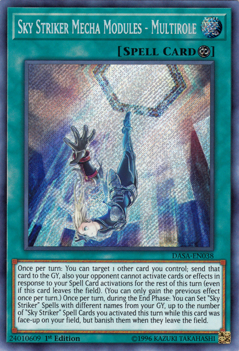 Sky Striker Mecha Modules - Multirole [DASA-EN038] Secret Rare | Good Games Morley