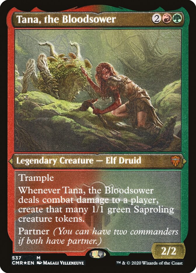 Tana, the Bloodsower (Etched) [Commander Legends] | Good Games Morley