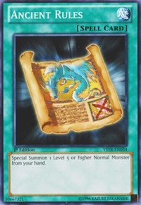 Ancient Rules [YSYR-EN034] Common | Good Games Morley