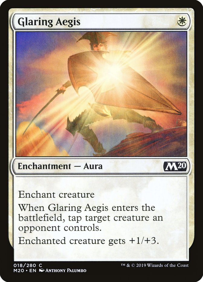 Glaring Aegis [Core Set 2020] | Good Games Morley