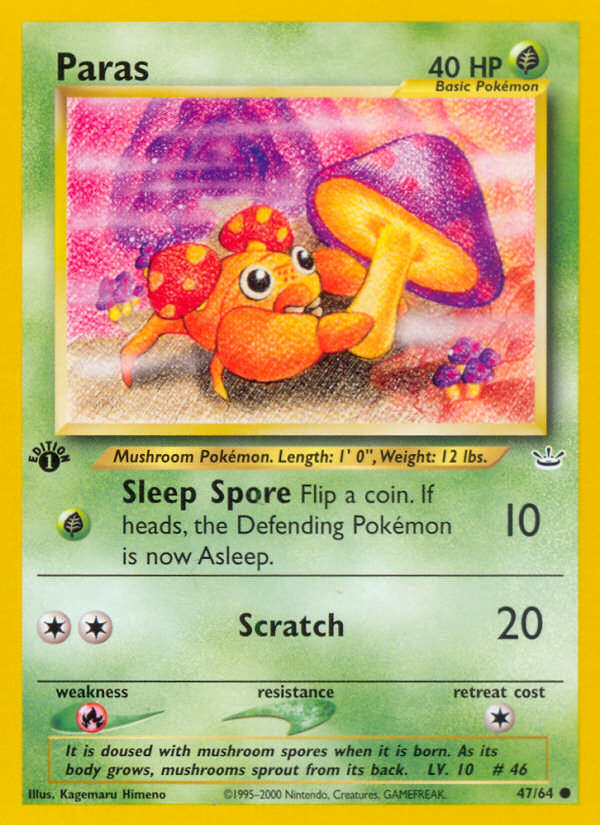 Paras (47/64) [Neo Revelation 1st Edition] | Good Games Morley