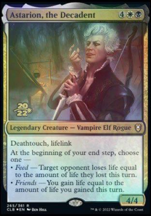 Astarion, the Decadent [Commander Legends: Battle for Baldur's Gate Prerelease Promos] | Good Games Morley