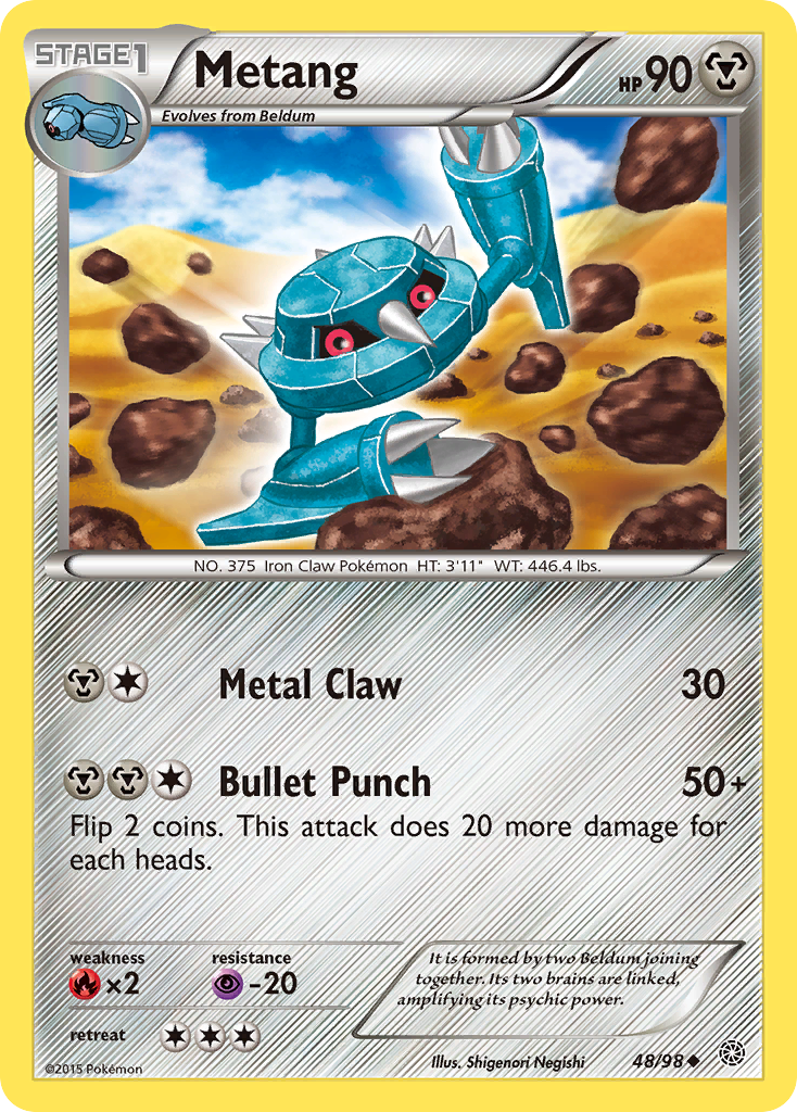 Metang (48/98) [XY: Ancient Origins] | Good Games Morley