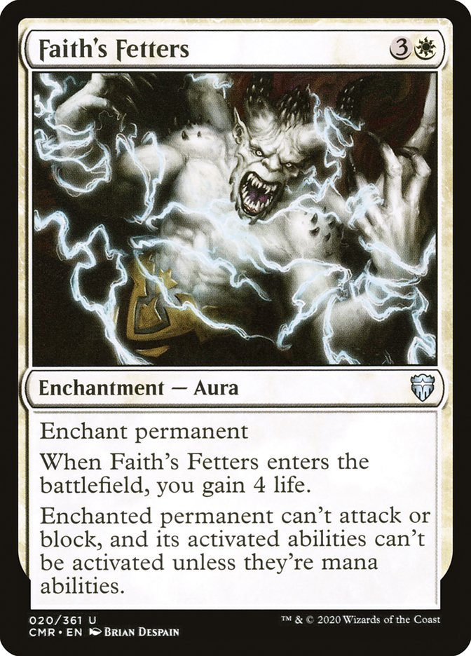 Faith's Fetters [Commander Legends] | Good Games Morley
