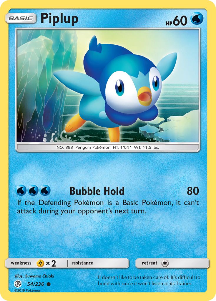 Piplup (54/236) [Sun & Moon: Cosmic Eclipse] | Good Games Morley