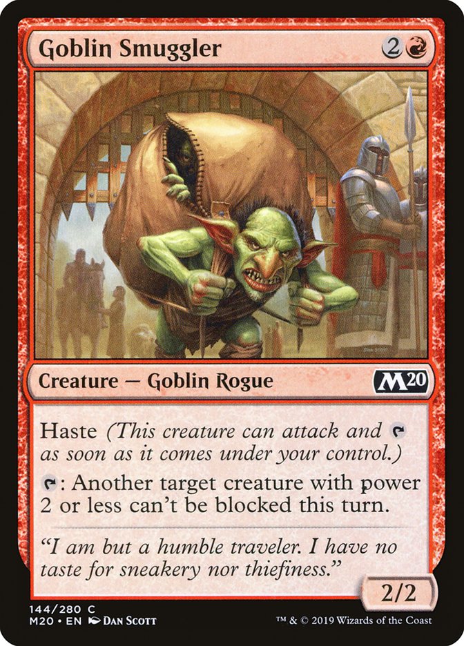 Goblin Smuggler [Core Set 2020] | Good Games Morley