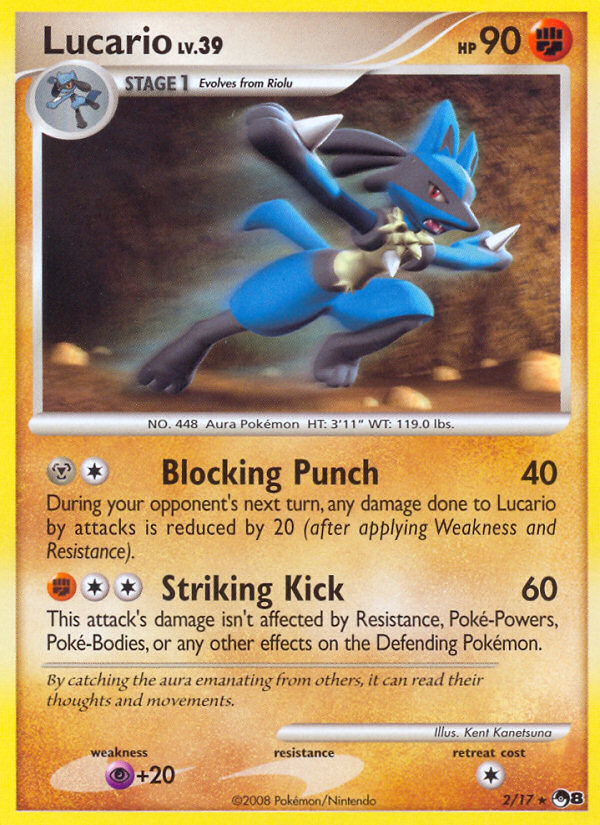 Lucario (2/17) [POP Series 8] | Good Games Morley