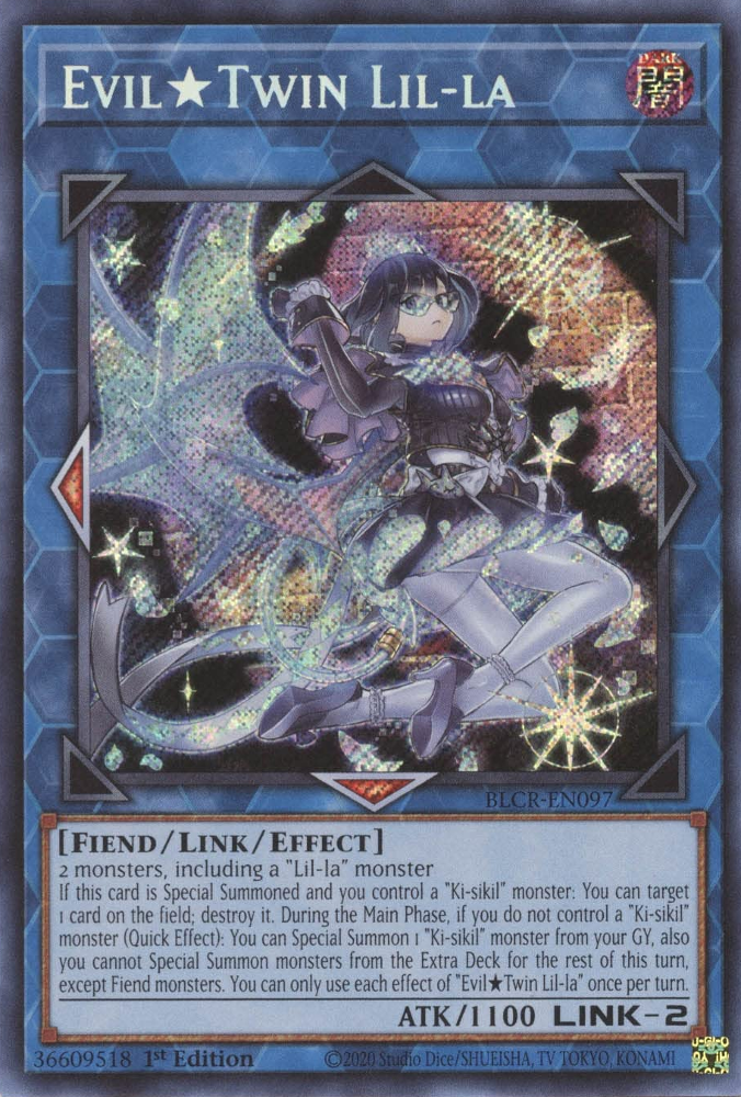 Evil Twin Lil-la [BLCR-EN097] Secret Rare | Good Games Morley
