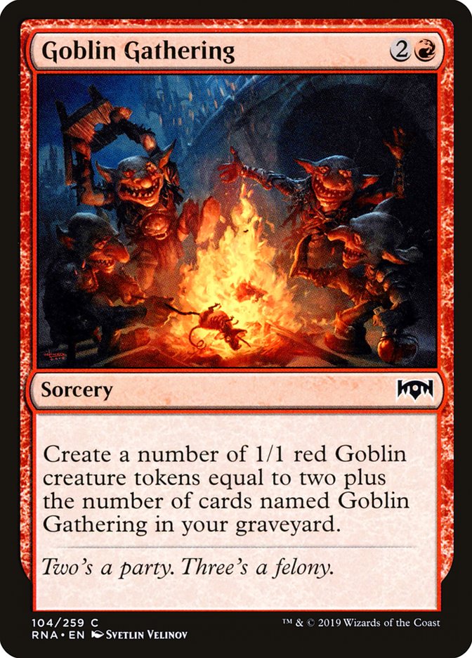 Goblin Gathering [Ravnica Allegiance] | Good Games Morley