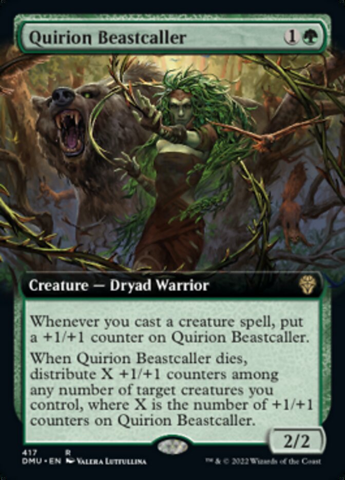 Quirion Beastcaller (Extended Art) [Dominaria United] | Good Games Morley