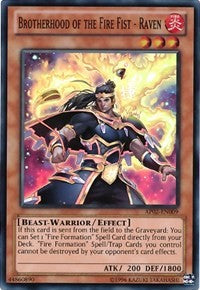 Brotherhood of the Fire Fist - Raven [AP02-EN009] Super Rare | Good Games Morley