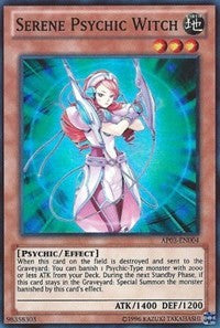 Serene Psychic Witch [AP03-EN004] Super Rare | Good Games Morley