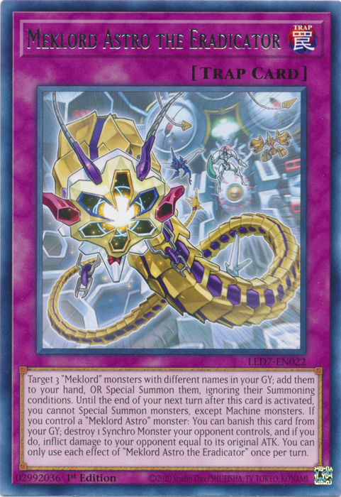 Meklord Astro the Eradicator [LED7-EN022] Rare | Good Games Morley