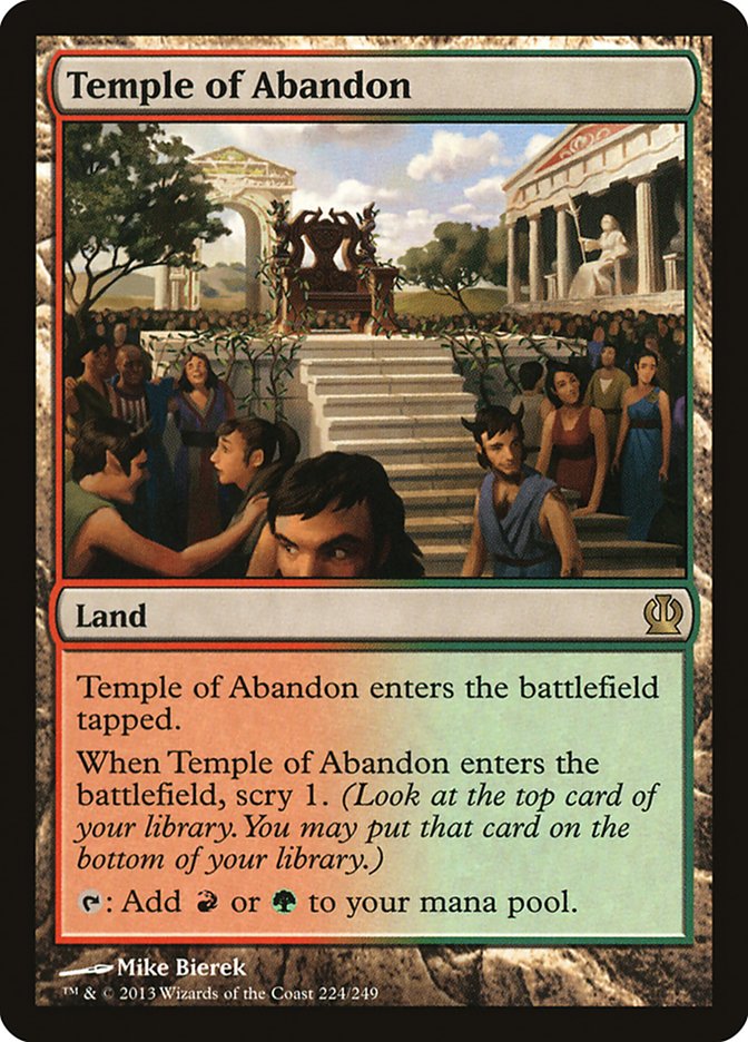 Temple of Abandon [Theros] | Good Games Morley