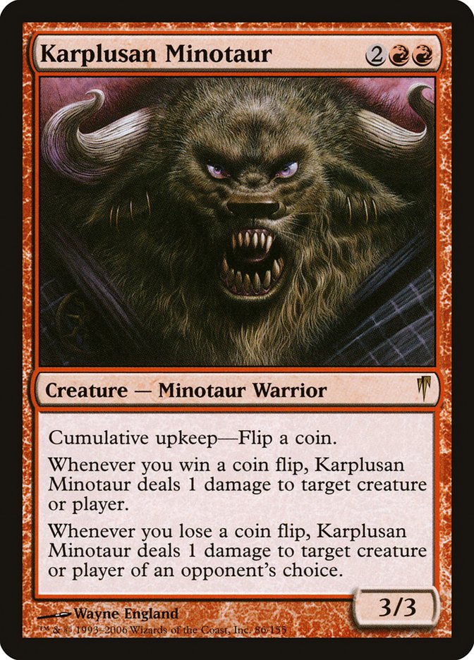 Karplusan Minotaur [Coldsnap] | Good Games Morley