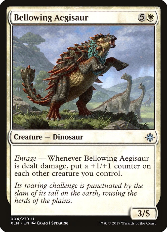 Bellowing Aegisaur [Ixalan] | Good Games Morley