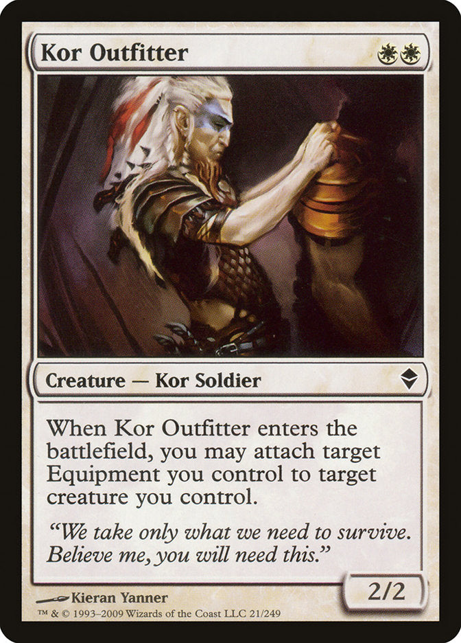 Kor Outfitter [Zendikar] | Good Games Morley