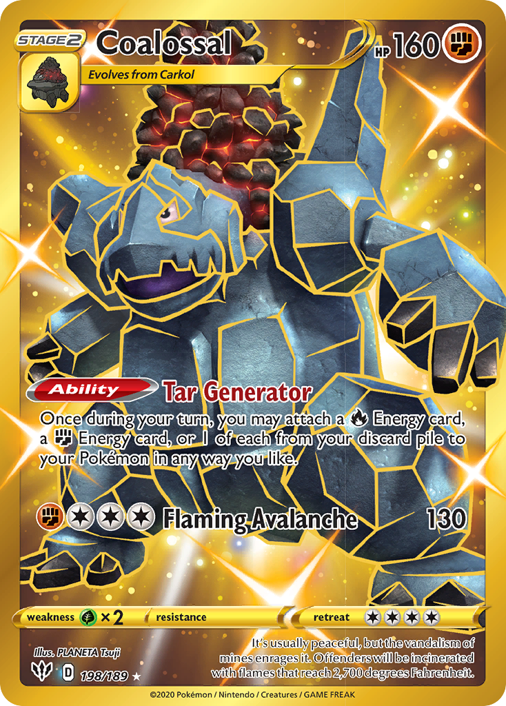 Coalossal (198/189) [Sword & Shield: Darkness Ablaze] | Good Games Morley