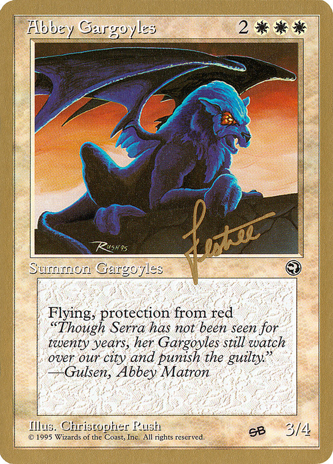Abbey Gargoyles (Bertrand Lestree) (SB) [Pro Tour Collector Set] | Good Games Morley