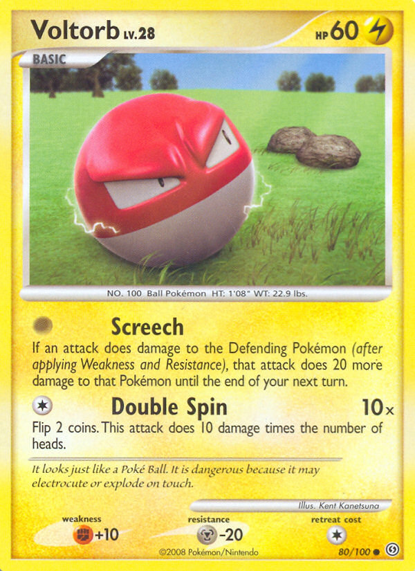 Voltorb (80/100) [Diamond & Pearl: Stormfront] | Good Games Morley