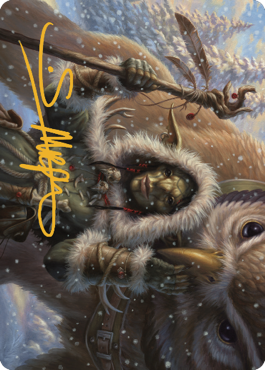 Owlbear Shepherd Art Card (Gold-Stamped Signature) [Commander Legends: Battle for Baldur's Gate Art Series] | Good Games Morley