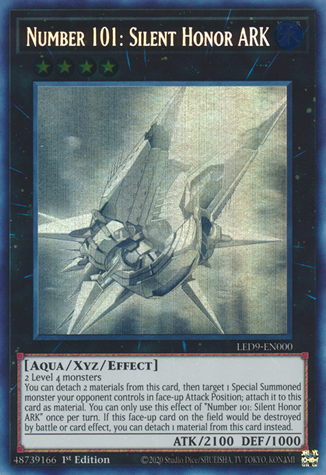 Number 101: Silent Honor ARK [LED9-EN000] Ghost Rare | Good Games Morley