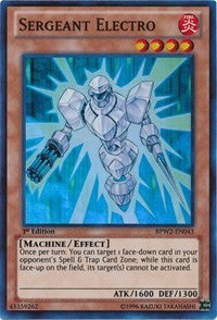 Sergeant Electro [BPW2-EN043] Super Rare | Good Games Morley