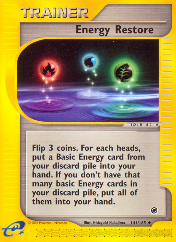 Energy Restore (141/165) [Expedition: Base Set] | Good Games Morley