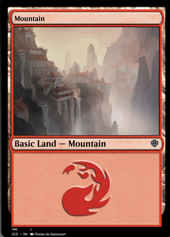 Mountain (346) [Starter Commander Decks] | Good Games Morley