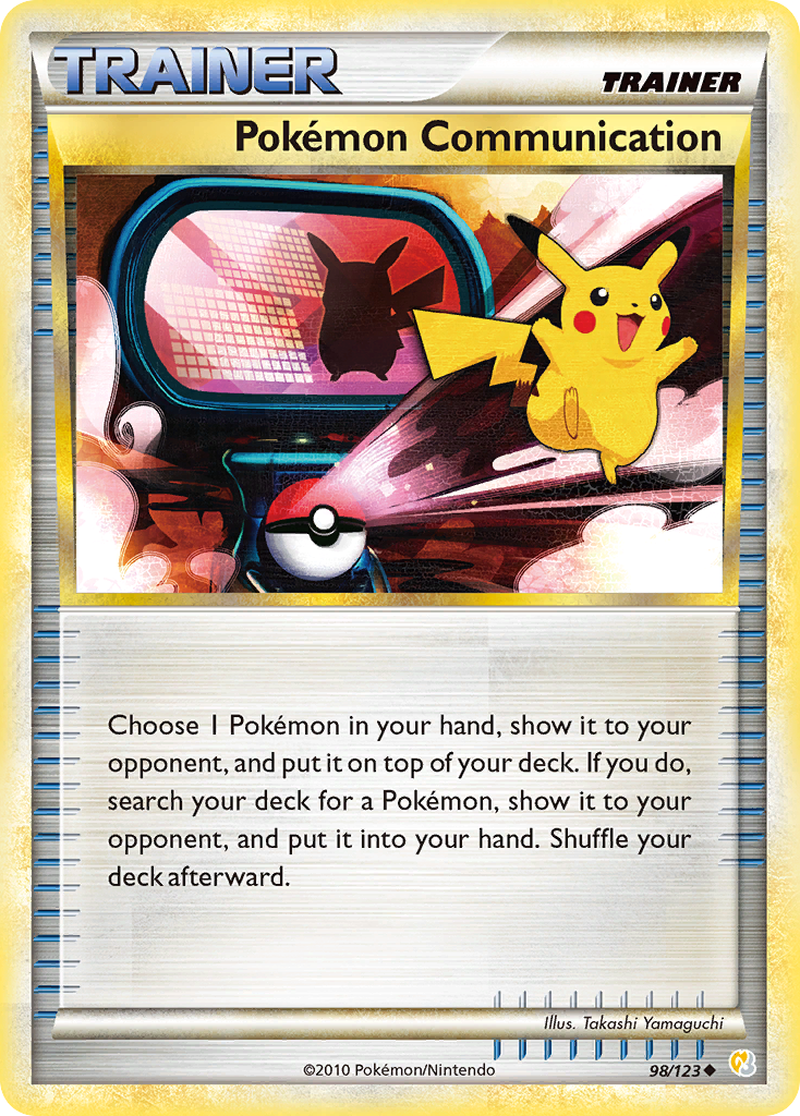 Pokemon Communication (98/123) [HeartGold & SoulSilver: Base Set] | Good Games Morley