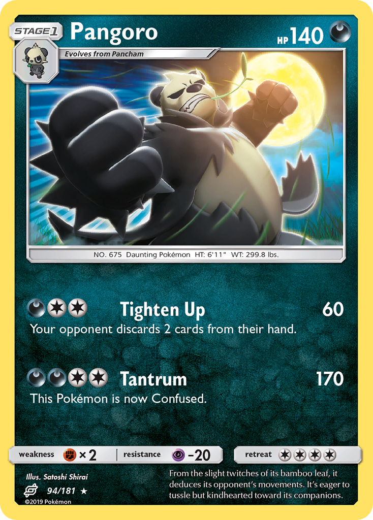Pangoro (94/181) [Sun & Moon: Team Up] | Good Games Morley