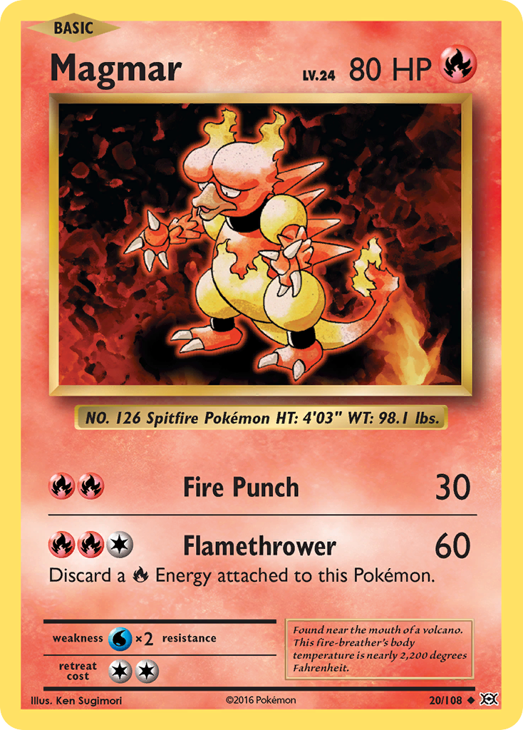 Magmar (20/108) [XY: Evolutions] | Good Games Morley