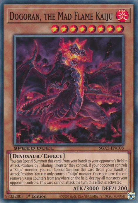 Dogoran, the Mad Flame Kaiju [SGX2-ENC08] Common | Good Games Morley