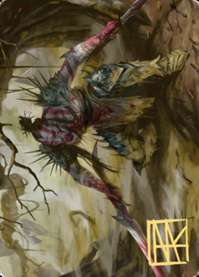 Highborn Vampire Art Card (Gold-Stamped Signature) [Zendikar Rising Art Series] | Good Games Morley