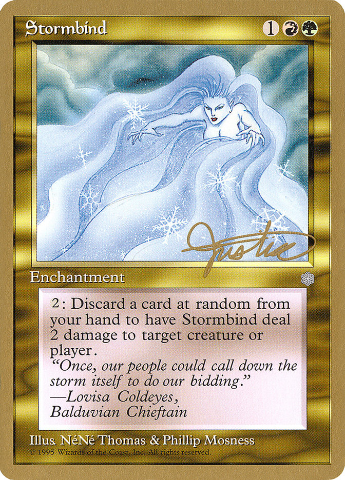 Stormbind (Mark Justice) [Pro Tour Collector Set] | Good Games Morley
