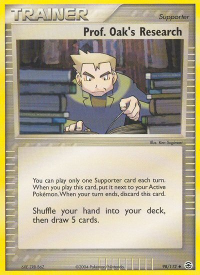 Prof. Oak's Research (98/112) [EX: FireRed & LeafGreen] | Good Games Morley