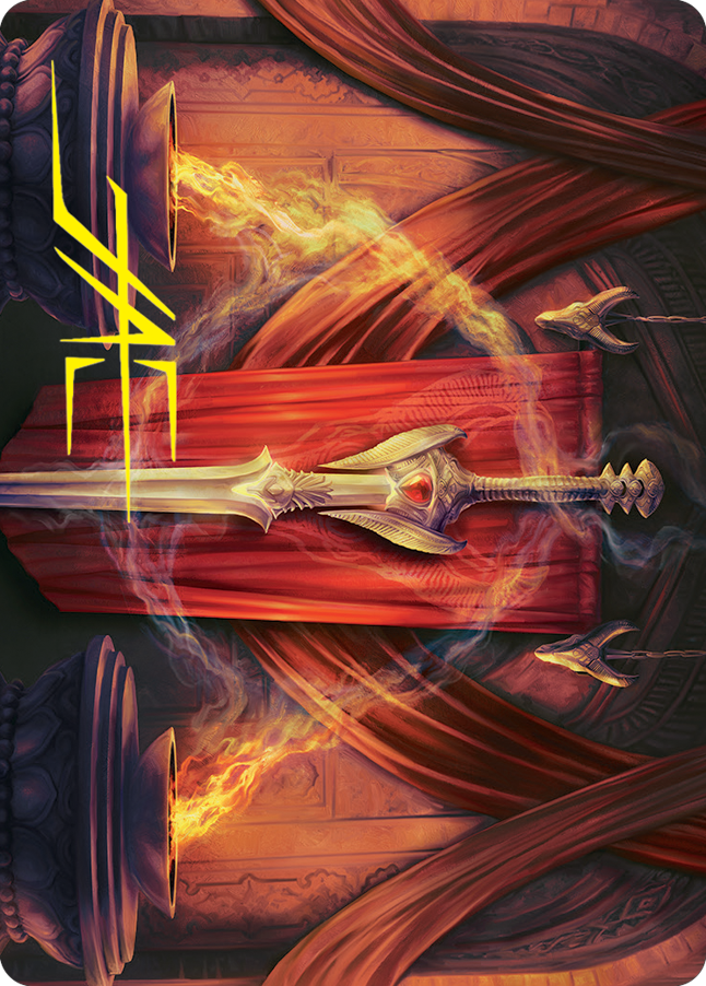 Ramosian Greatsword Art Card (Gold-Stamped Signature) [March of the Machine Art Series] | Good Games Morley