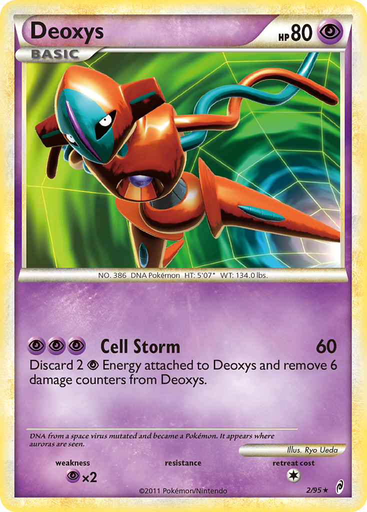 Deoxys (2/95) [HeartGold & SoulSilver: Call of Legends] | Good Games Morley