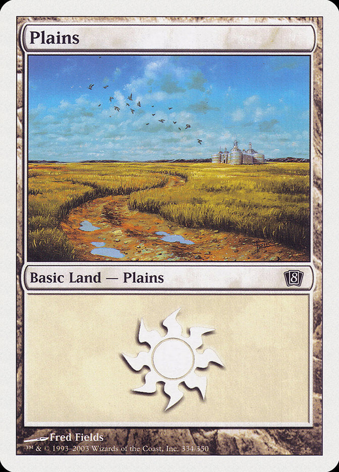 Plains (334) [Eighth Edition] | Good Games Morley