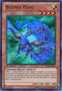 Bujingi Pavo [LVAL-EN083] Super Rare | Good Games Morley