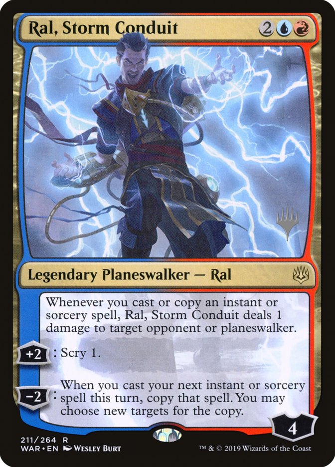 Ral, Storm Conduit (Promo Pack) [War of the Spark Promos] | Good Games Morley