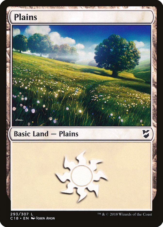 Plains (293) [Commander 2018] | Good Games Morley